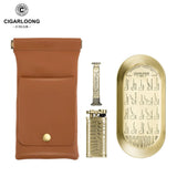 Ensemble Fumeur de Luxe, Sac Portable avec Briquet et Cendrier Cigarloong
