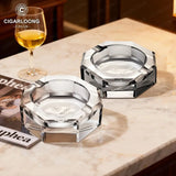 Cendrier à Cigares en Verre Transparent, Design Élégant Cigarloong