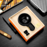 Ensemble Fumeur de Cigares, Cendrier Métal, Porte-Cigare Grand Calibre Cigarloong