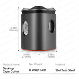 Coupe-Cigare de Bureau Guillotine 3 en 1, Coupe en V et Plate Cigarloong