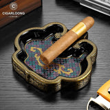 Cendrier à Cigares en Céramique, Grand Diamètre, Design Artisanal Cigarloong