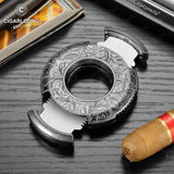 Coupe-Cigare en Acier Inoxydable Portable Créatif, Lame Lisse, Grand Calibre, Emballage Cadeau Artistique Cigarloong