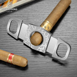 Ciseaux à Cigares Plats, Simples et Élégants Cigarloong