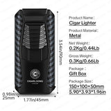 Allume-Cigare Multifonctionnel 5 en 1, Coupe-Cigare, Perceuse, Porte-Cigare, Aiguille Cigarloong
