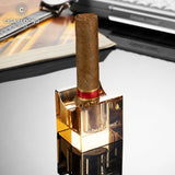 Porte-Cigare de Grand Calibre, Fente Dédiée Multifonctionnelle, Verre Plat et Vertical, Mini Portable Cigarloong