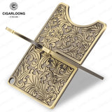 Support à Cigares Pliable en Métal, Design Sculpté Cigarloong