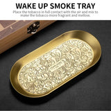 Coffret Fumeur de Pipe 7 Pièces, Plateau à Tabac et Accessoires Cigarloong