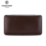 Boîte à Cigares de Voyage Portable en Cuir Étanche, Couverture Hydratante, Boîte Cadeau Cigarloong