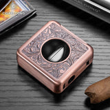 Ciseaux à Cigares Multifonctionnels 4 en 1, Forme en V, Fourchette en Diamant Cachée Cigarloong