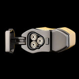 Allume-Cigare 3 en 1, Flamme Coupe-Vent, Poinçon, Porte-Cigare Multifonctionnel Cigarloong