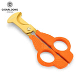 Coupe-Cigare Acier Inoxydable, Lame Lisse, Grand Calibre Cigarloong