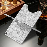 Support à Cigares Pliable en Métal, Design Sculpté Cigarloong