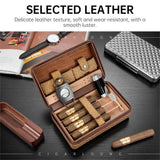 Boîte à Cigares Portable, Grande Capacité, Ciseaux et Allume-Cigare Cigarloong
