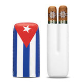 Nouvel Étui à Cigares en Cuir Portable de Voyage, Boîte Anti-Humidité, Cadeau Créatif pour Hommes Cigarloong