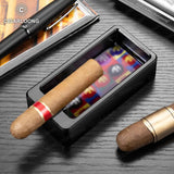 Ensemble Fumeur 2 en 1 : Briquet Coupe-Vent et Cendrier Grand Diamètre Cigarloong