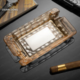 Cendrier en Verre Cristal pour Cigares et Cigarettes, Extérieur ou Intérieur Cigarloong