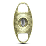 Coupe-Cigare en Forme de V, Lame en Acier Inoxydable Tranchante Cigarloong