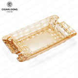 Cendrier en Verre Cristal pour Cigares et Cigarettes, Extérieur ou Intérieur Cigarloong