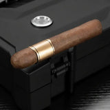 Humidor Double Couche Grande Capacité, Hygromètre Externe Cigarloong