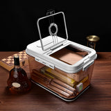 Humidor cigare thermomètre minuterie