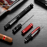 Aiguille à Cigares Portable 3 en 1, Porte-Cigare, Perforateur, Perceuse Cigarloong