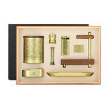 Coffret Fumeur de Pipe 7 Pièces, Plateau à Tabac et Accessoires Cigarloong