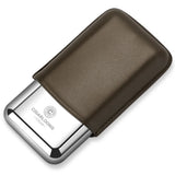 Étui à Cigares Portable, Humidor en Cuir de Vachette, Adapté 25mm de Diamètre Cigarloong
