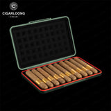Humidor à Cigares Portable Léger, Boîte en Aluminium avec Doublure Éponge Cigarloong