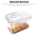 Humidor Transparent avec Bois de Cèdre, Hygromètre et Thermomètre Cigarloong