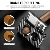 Coupe-Cigare Portable 3 en 1, Ciseaux en Forme de V, Perforateur Cigarloong