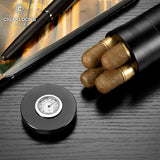 Tube à Cigares de Grand Diamètre avec Humidificateur Intégré, Hygromètre Cigarloong