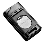 Allume-Cigare Coupe-Vent Portable 3 en 1, Guillotine de Luxe, Voyage Cigarloong