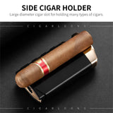 Briquet Portable 3 en 1 avec Plateau à Cigares et Perceuse Cigarloong