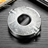 Coupe-Cigare Multifonctionnel Design UFO Coupe-V Inox Cigarloong