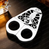 Ciseaux à Cigares Coupe-Ligatures Lisses en Acier Inoxydable, Portable, Nouveau Modèle Cigarloong
