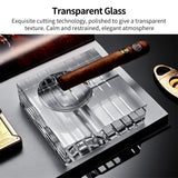 Cendrier en Cristal, Extérieur/Intérieur, Bureau à Domicile, 3 Fentes Cigarloong