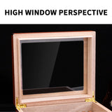 Humidor Cigarium fenêtre vue intérieure